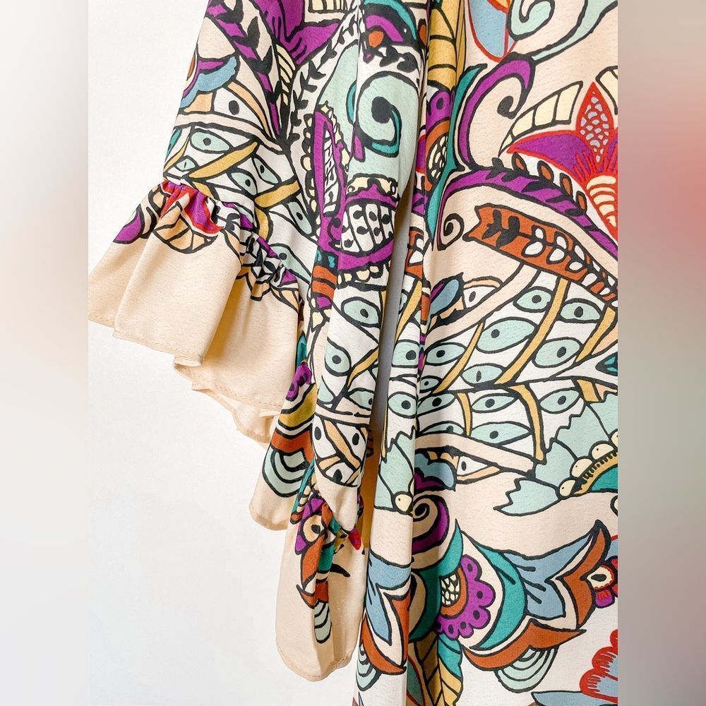 ZARA PRINTED MIDI DRESS 7832/016/219/022 - Picture 4 of 11